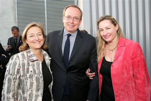 Avec Renaud DONNEDIEU de VABRES, ministre de la CULTURE, au meeting de TOURS 