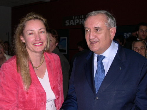 Caroline FOMBARON aux côtés de Jean-Pierre RAFFARIN
