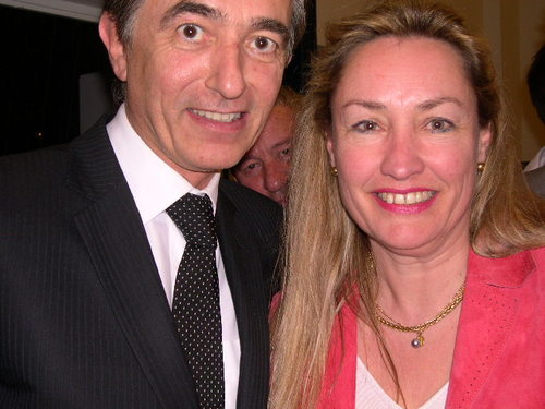 Caroline FOMBARON aux côtés de Philippe DOUSTE-BLAZY